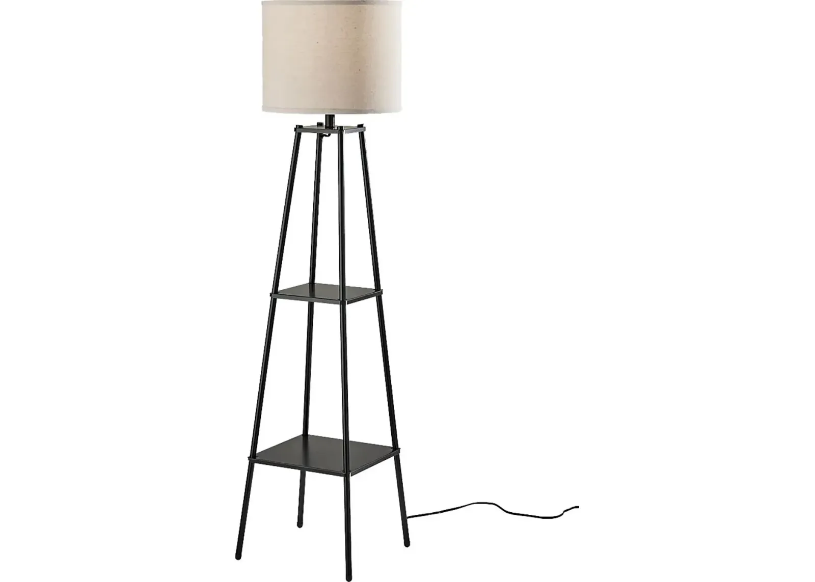 Lackland Estates Black Floor Lamp