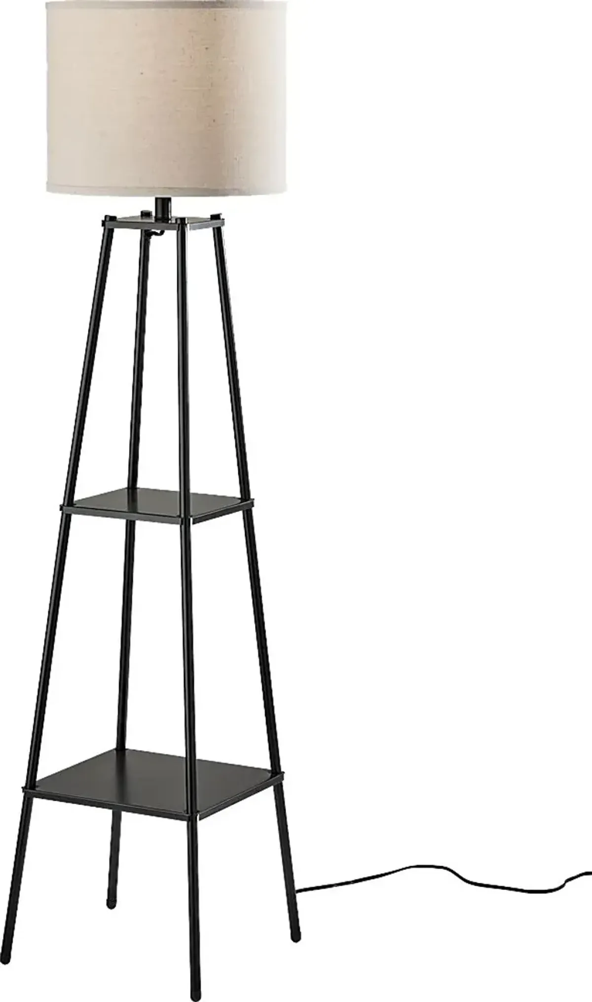 Lackland Estates Black Floor Lamp