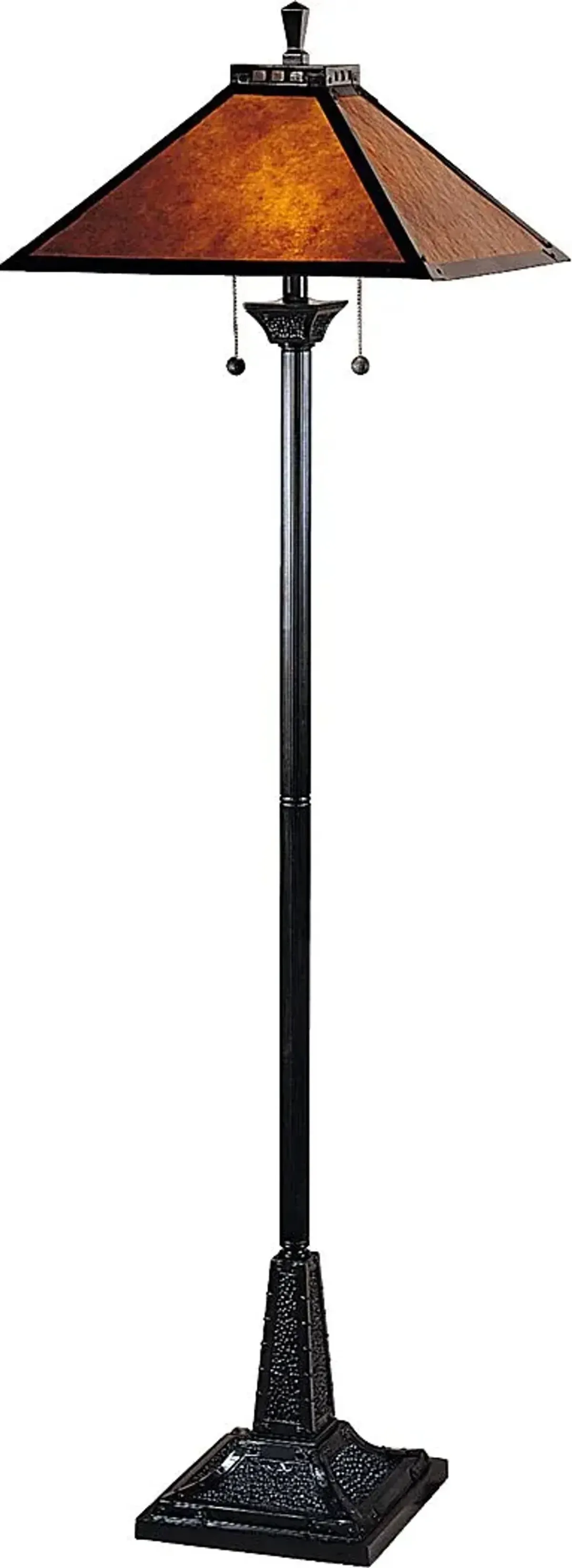 Caspio Cove Amber Floor Lamp