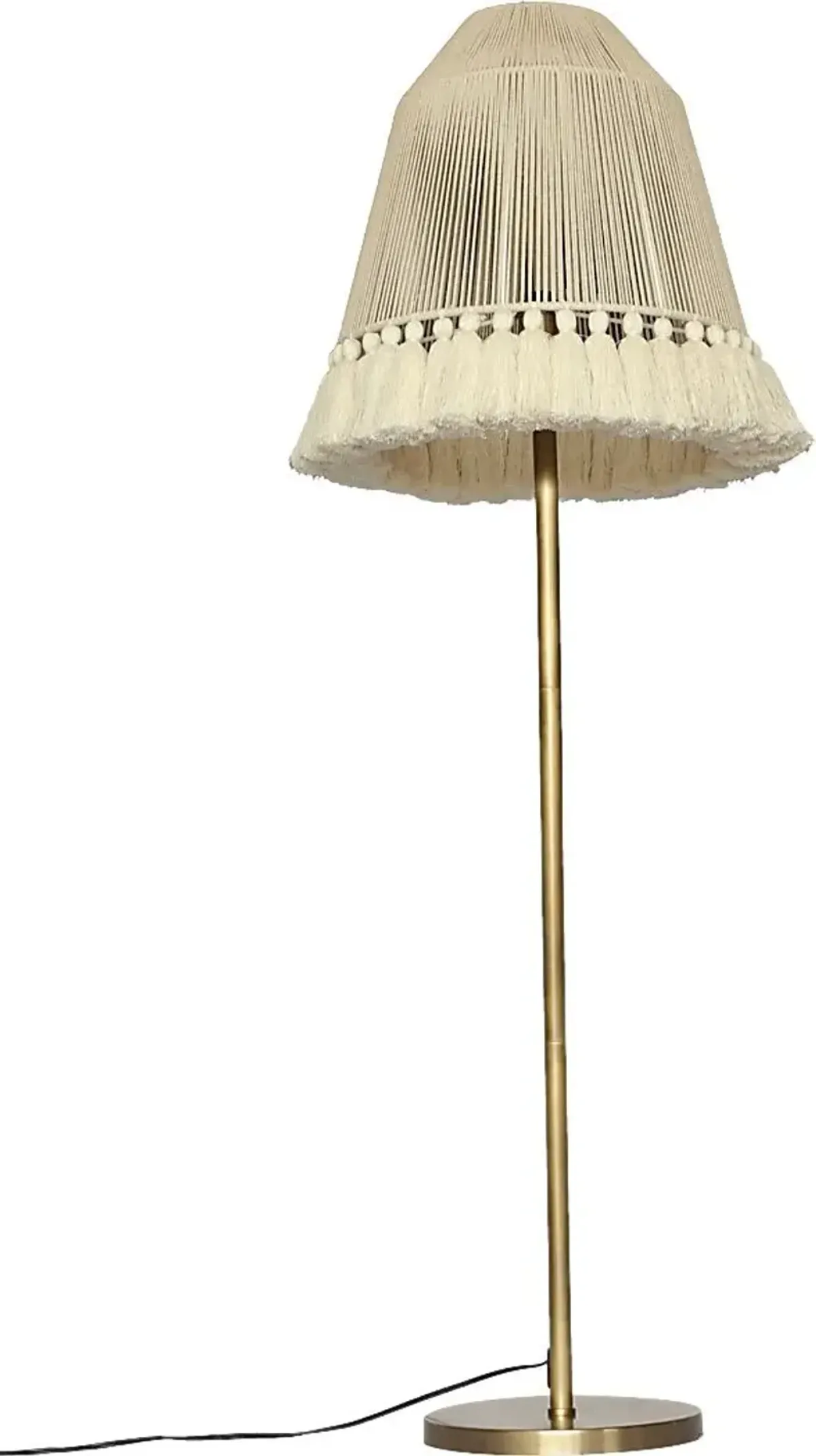Cartnal Creek Gold Floor Lamp