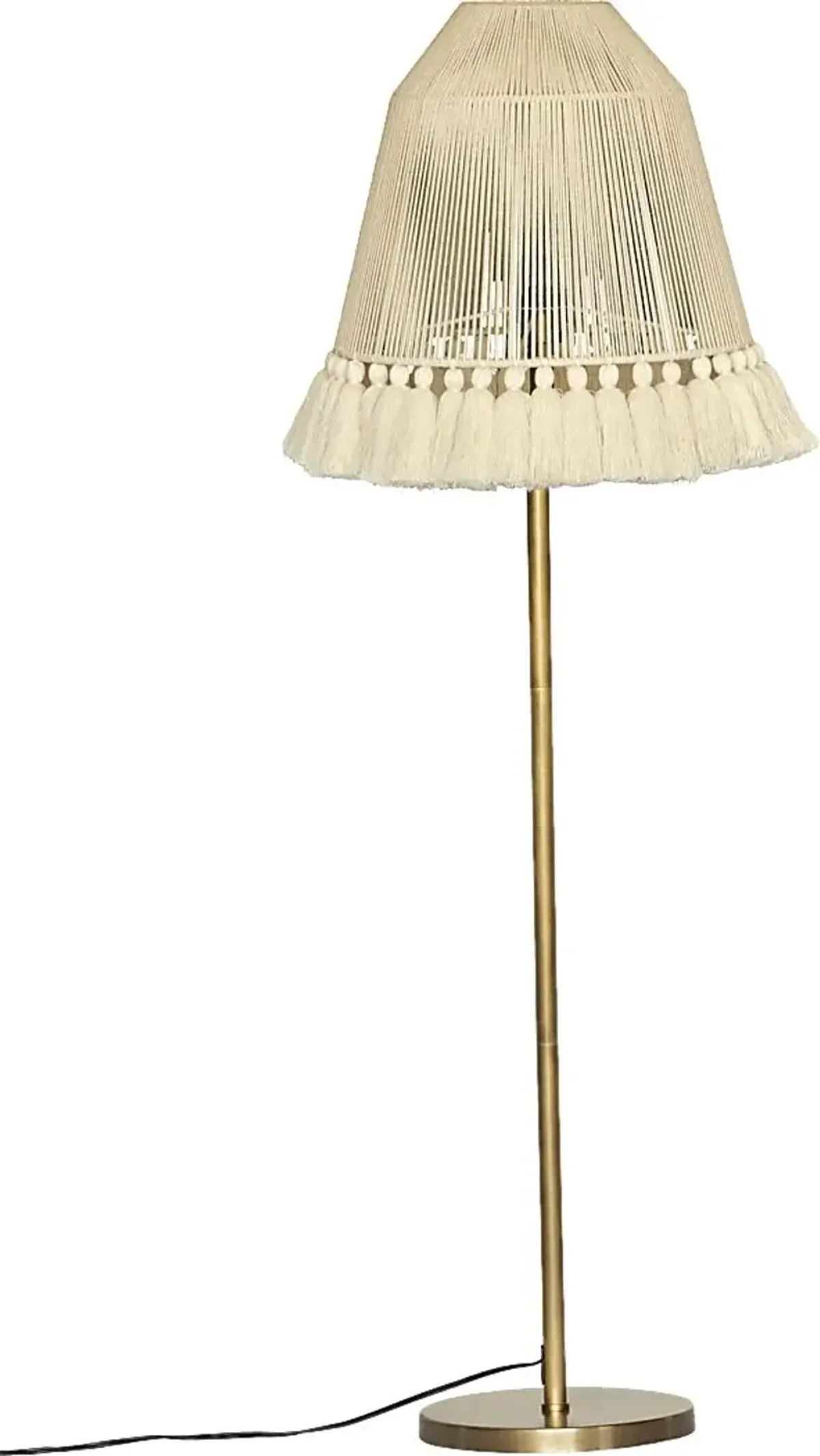 Cartnal Creek Gold Floor Lamp