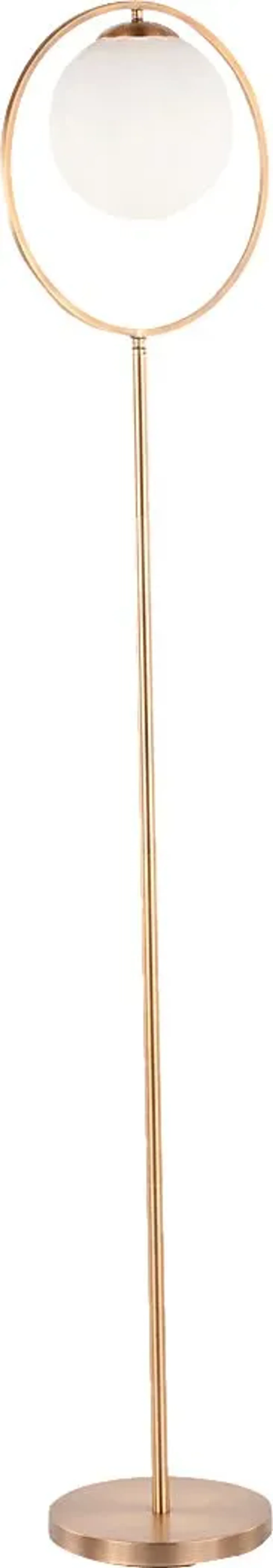 Martha View Gold Floor Lamp