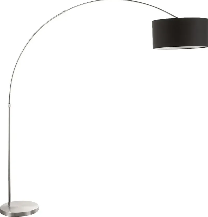 Sanger Cave Black Floor Lamp