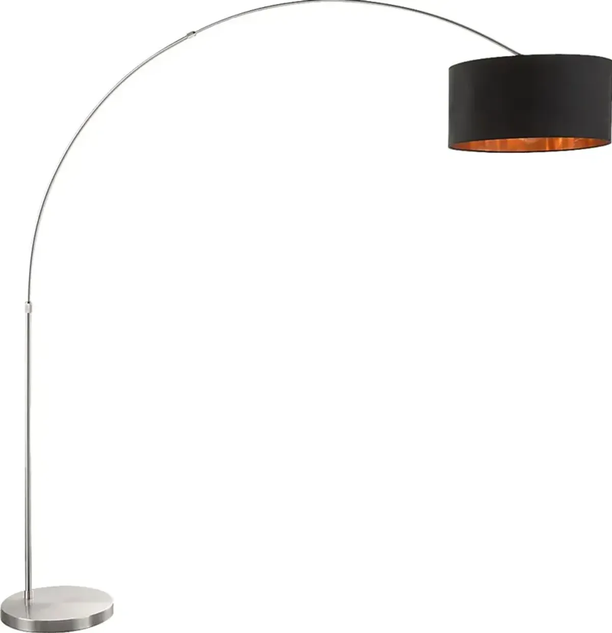 Sanger Court Black Floor Lamp