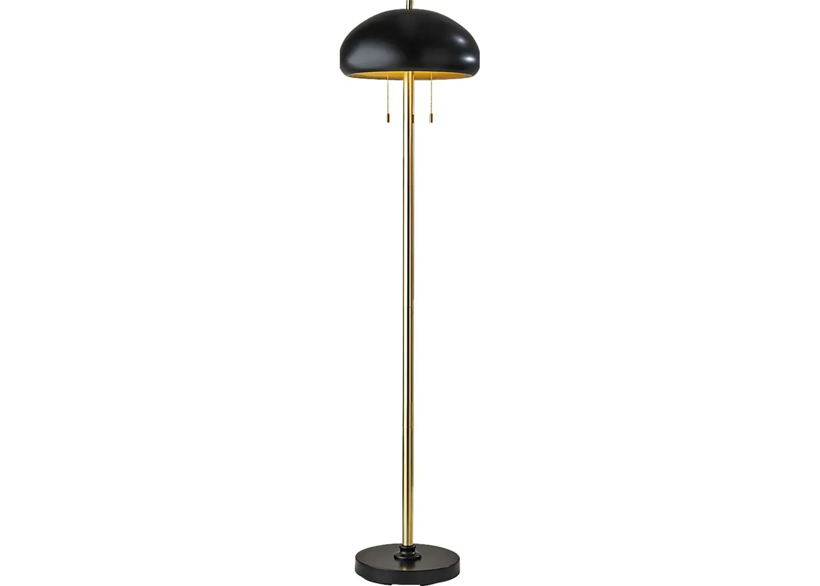 Birch Drive Black Floor Lamp