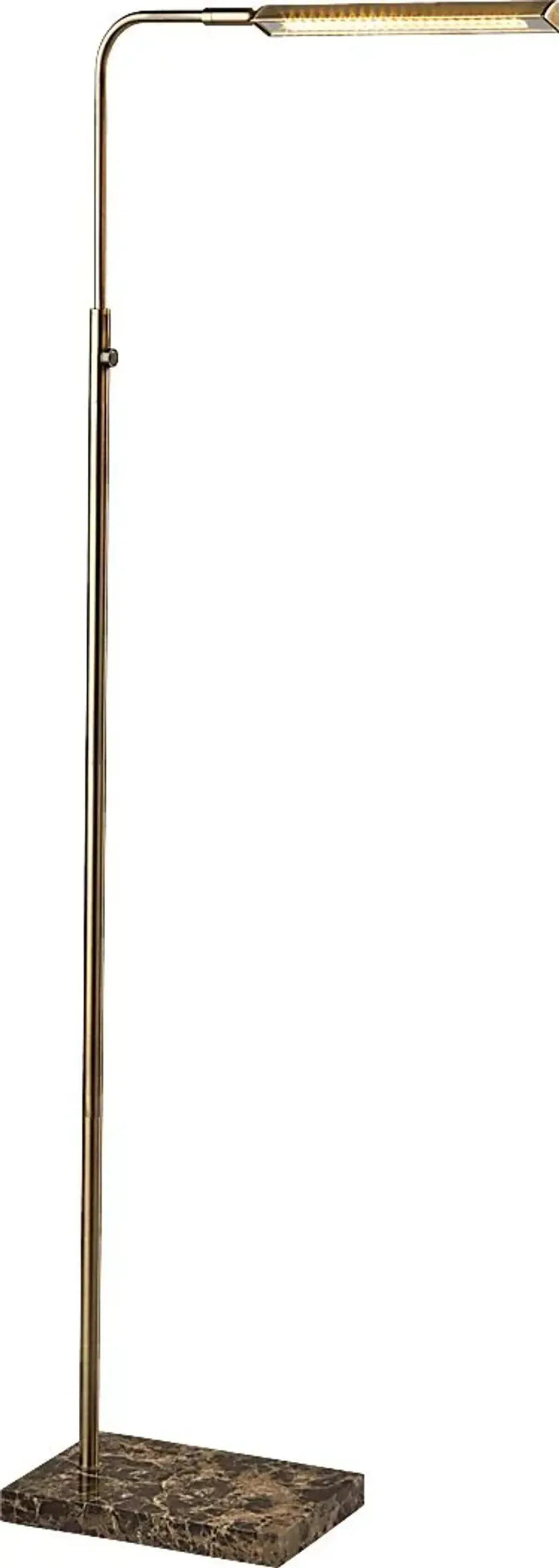 Dudley Avenue Brass Floor Lamp