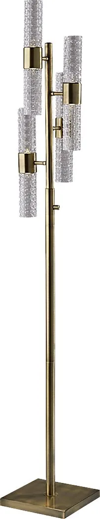 Chaffee Court Brass Floor Lamp