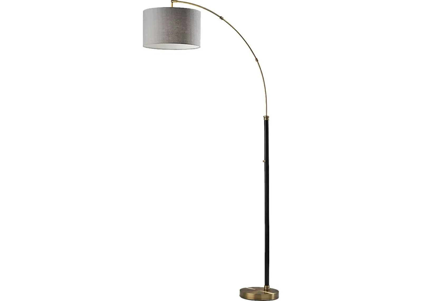 Delgany Street Black Floor Lamp