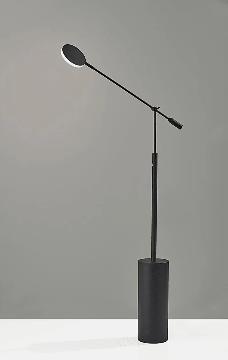 Jupiter View Black Floor Lamp