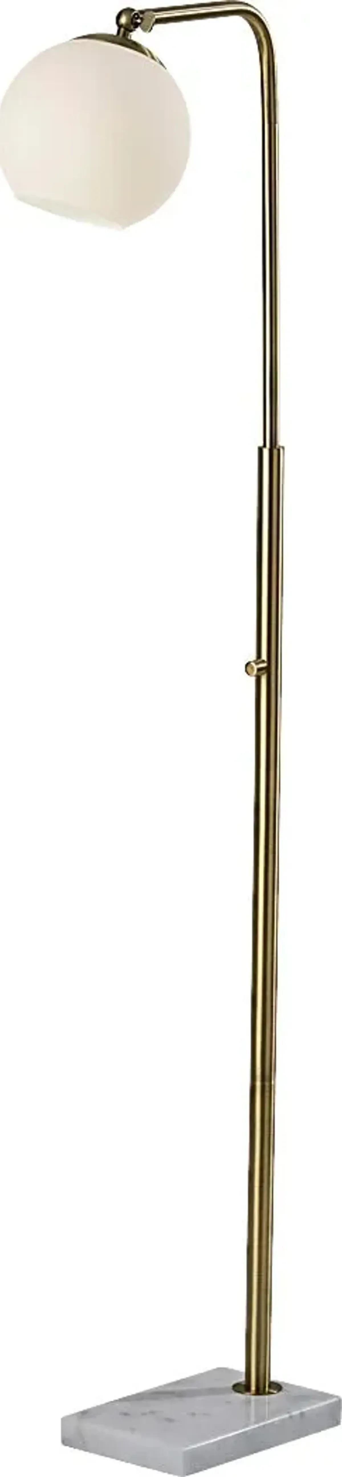 Hale Circle Brass Floor Lamp