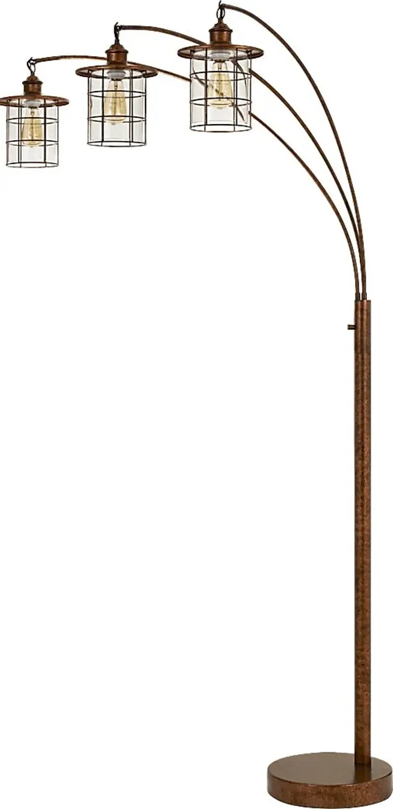 Flormont Rust Floor Lamp