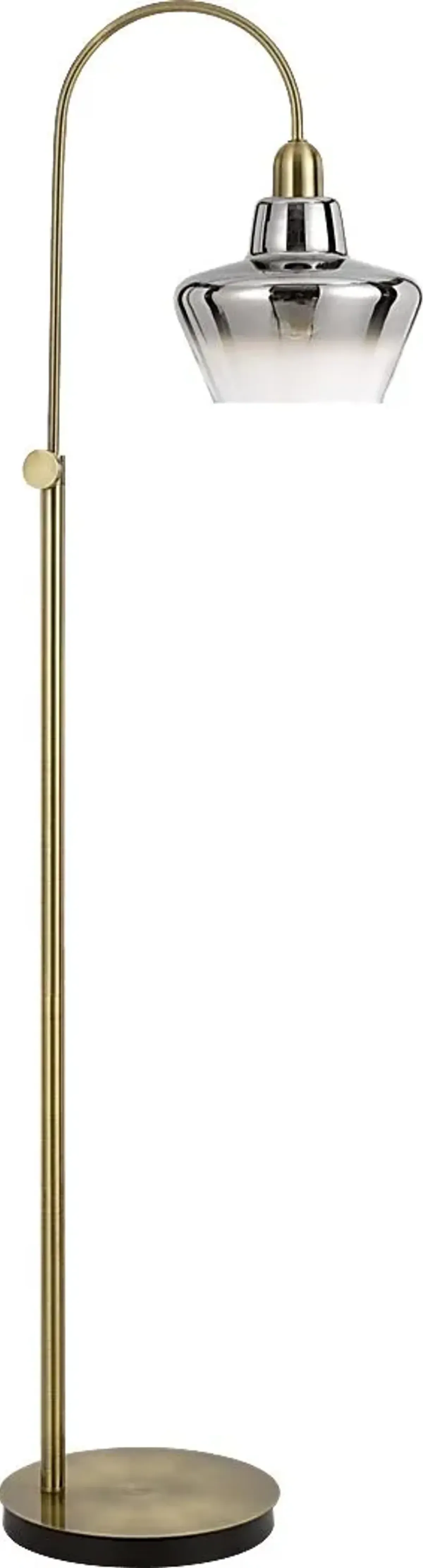 Osorio Shade Brass Floor Lamp