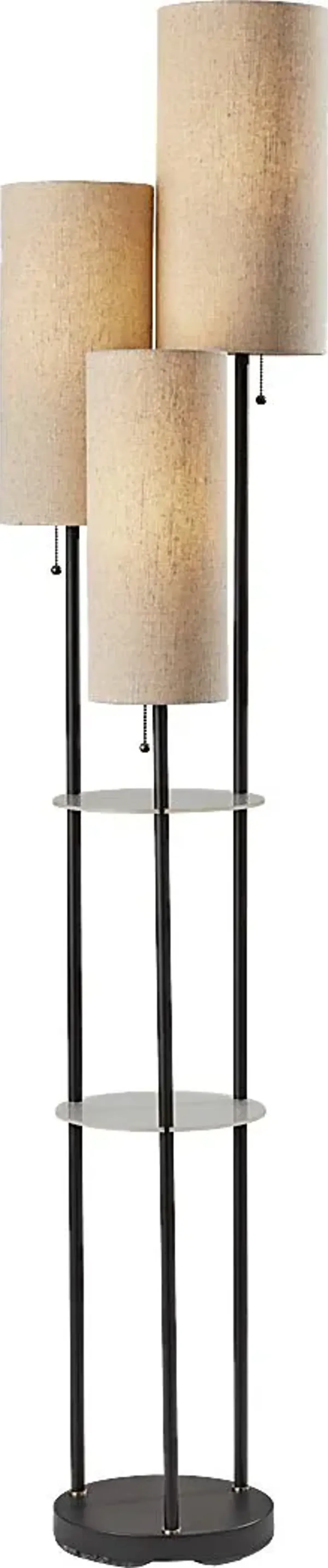 Ariella Cove Black Floor Lamp