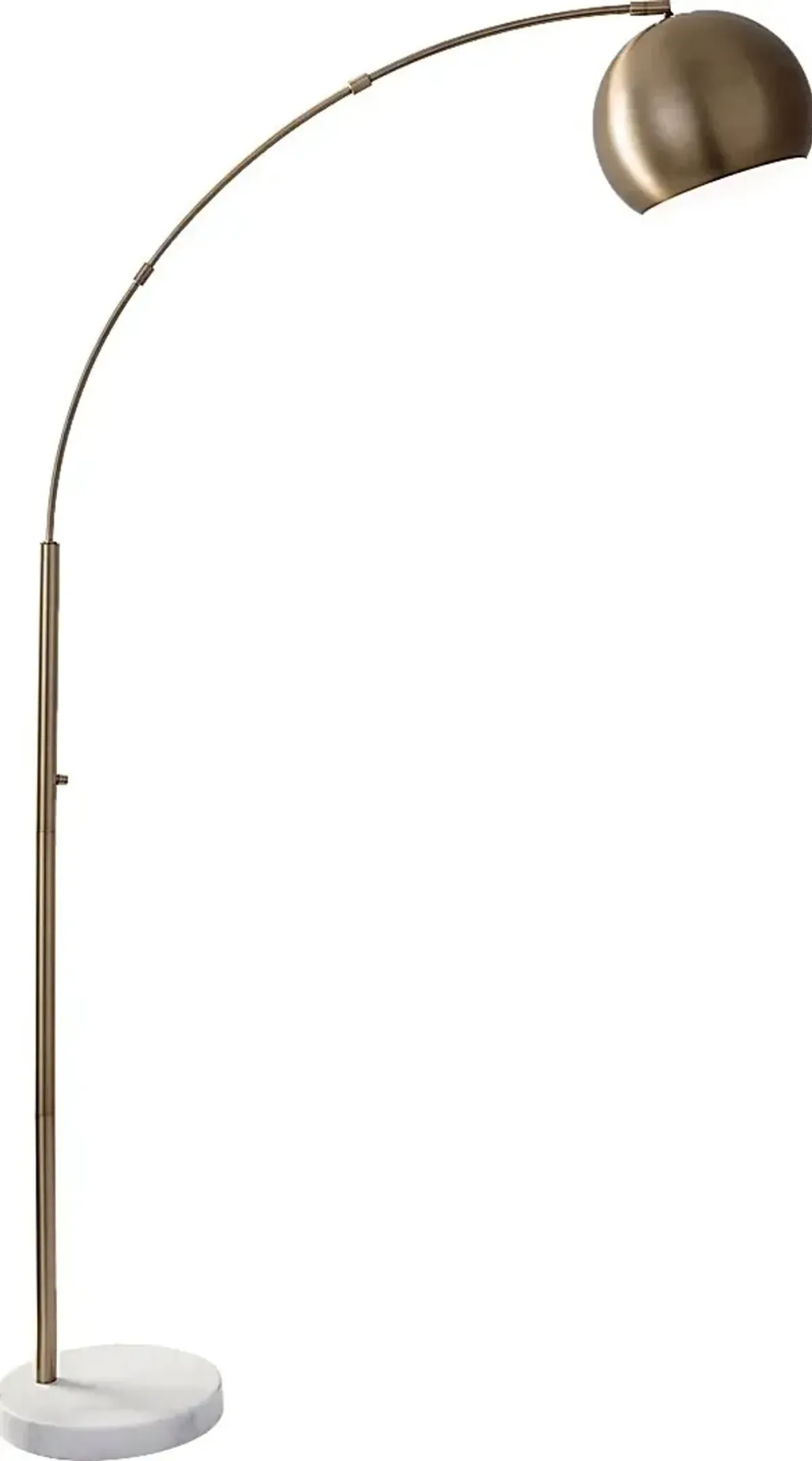 Andes Way Brass Floor Lamp