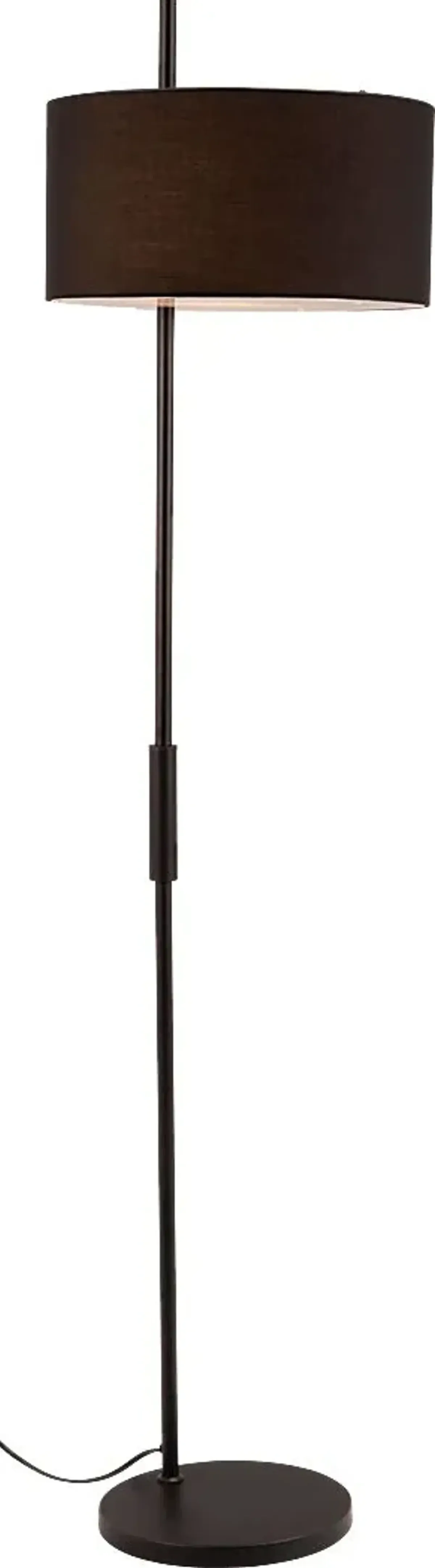 Emden Alley Black Floor Lamp