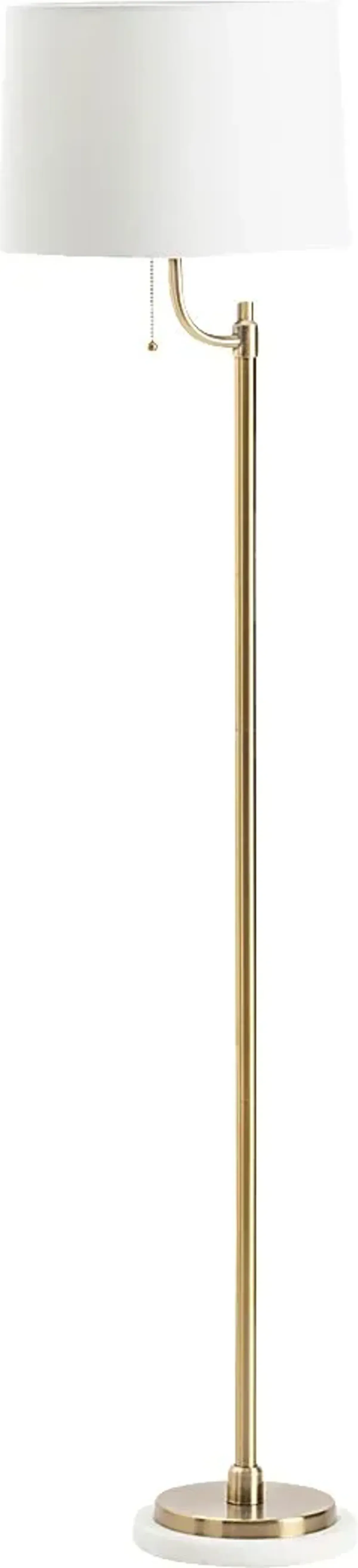 Onique Shores Brass Floor Lamp