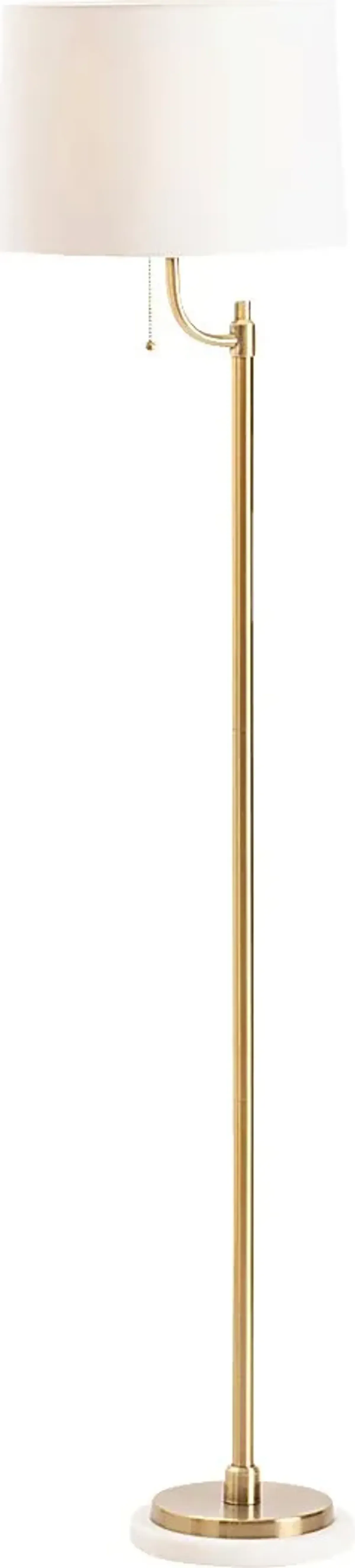 Onique Shores Brass Floor Lamp