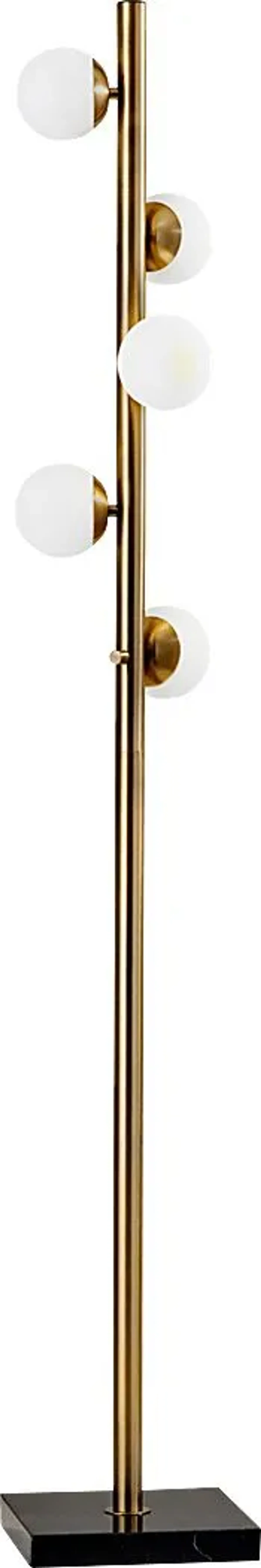 Glenwood Place Brass Floor Lamp