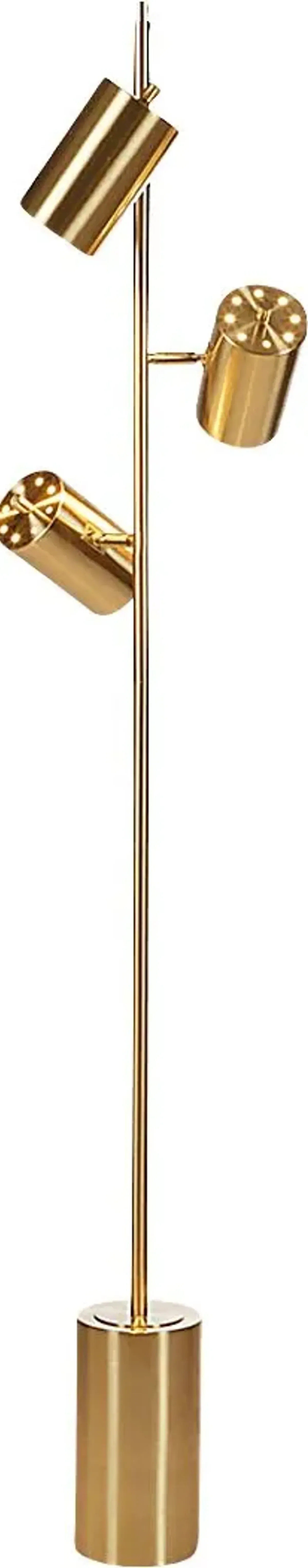 Oriole Road Gold Floor Lamp