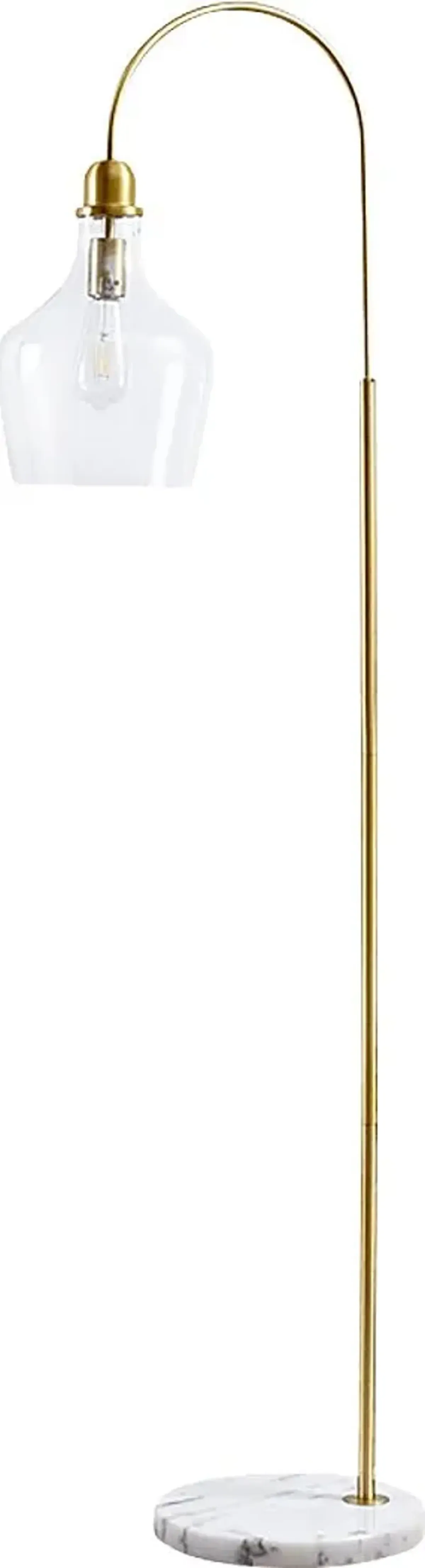 Paseo Way Gold Floor Lamp