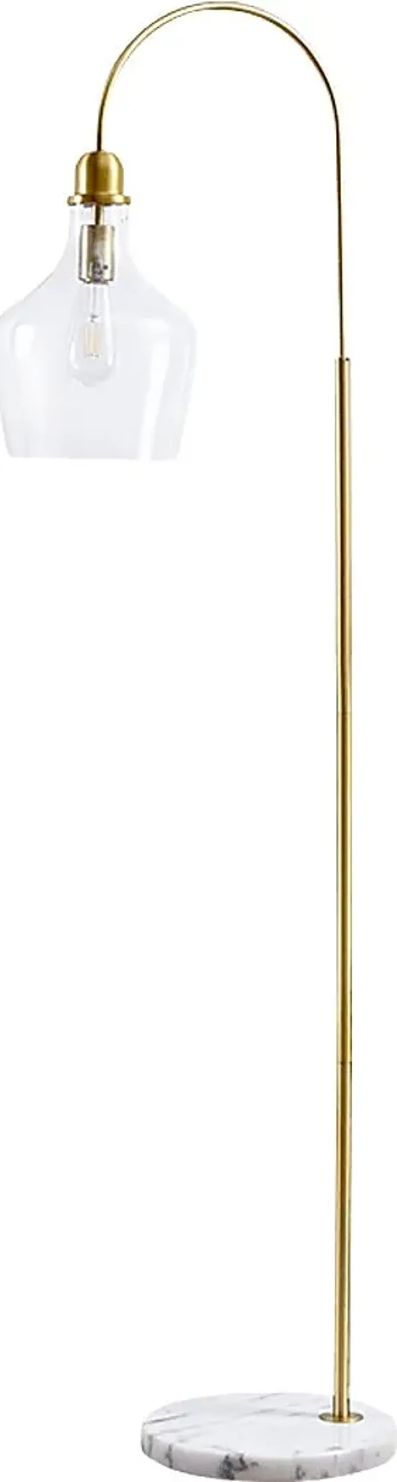 Paseo Way Gold Floor Lamp