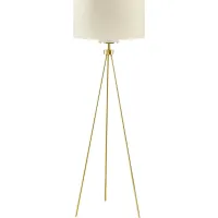 Pastorius Club Gold Floor Lamp