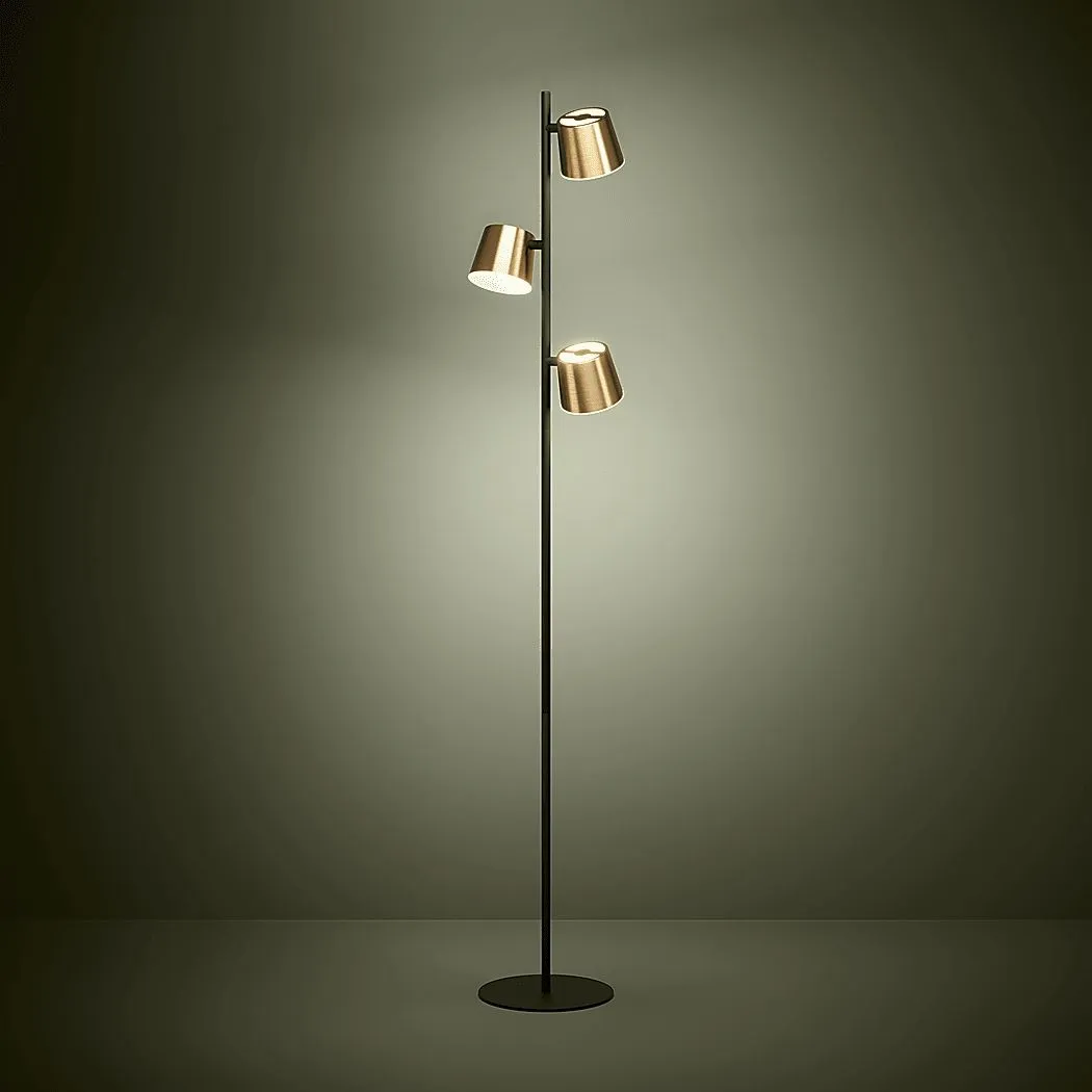 Zeitz Sea Brass Floor Lamp