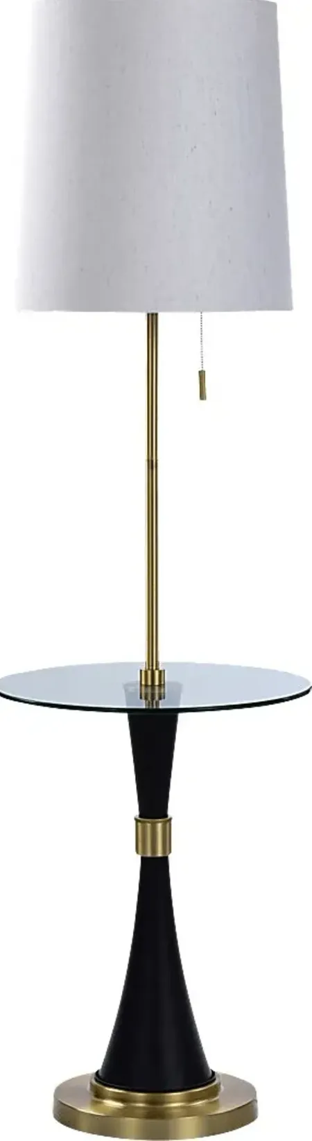 Gopher Club Gold Floor Lamp