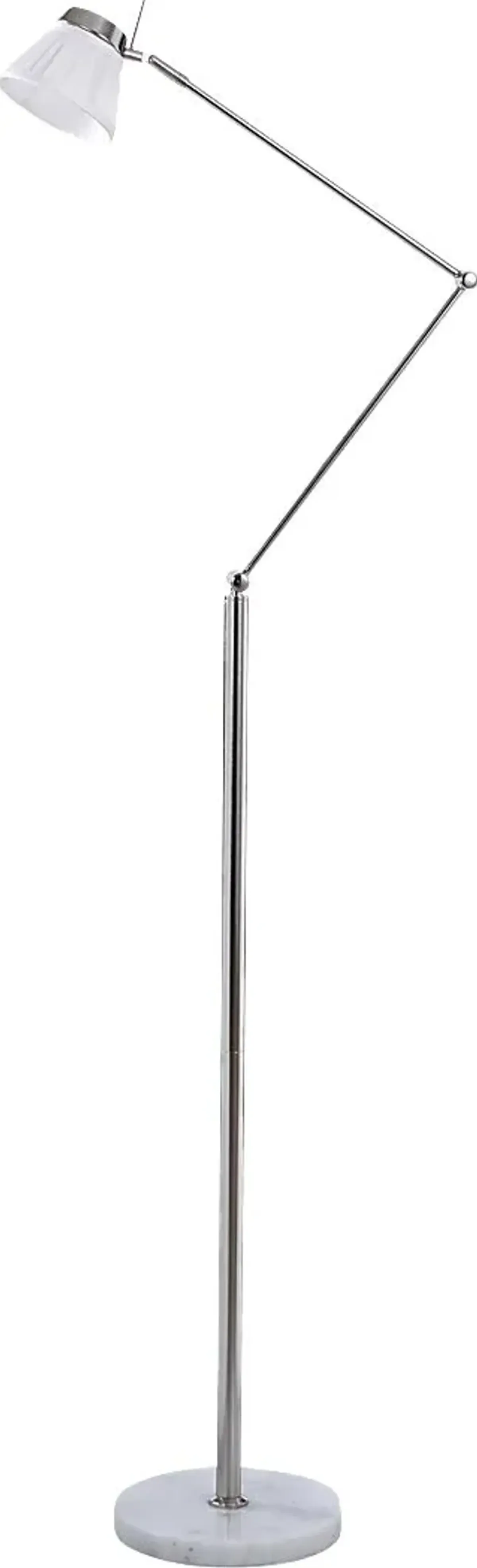 Ardilla Shade Silver Floor Lamp