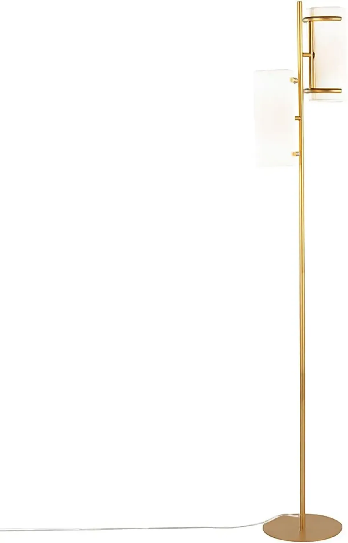 Hoxie Alley Gold Floor Lamp