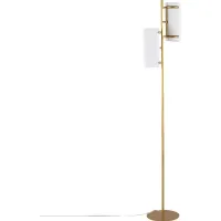 Hoxie Alley Gold Floor Lamp