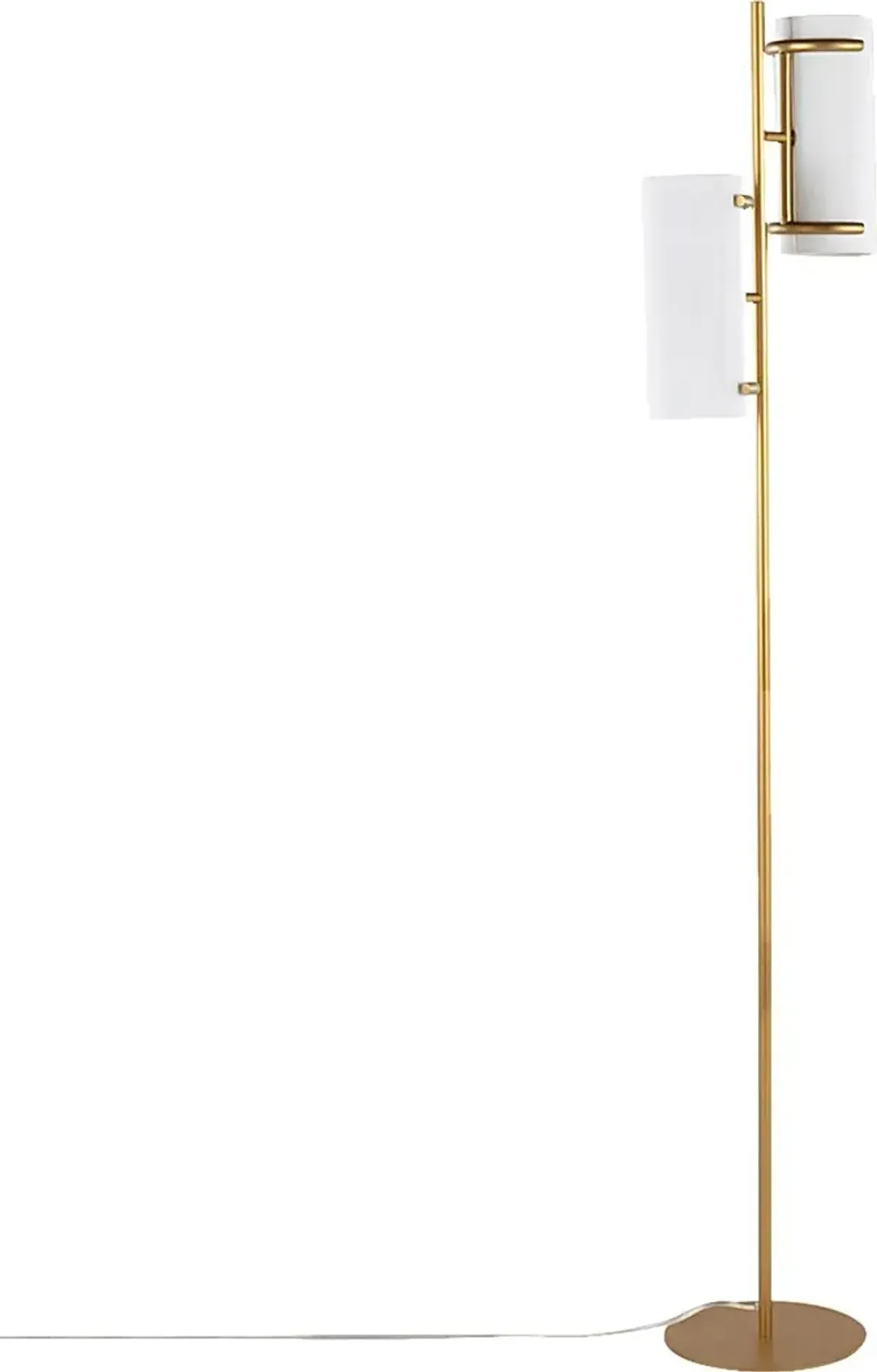 Hoxie Alley Gold Floor Lamp