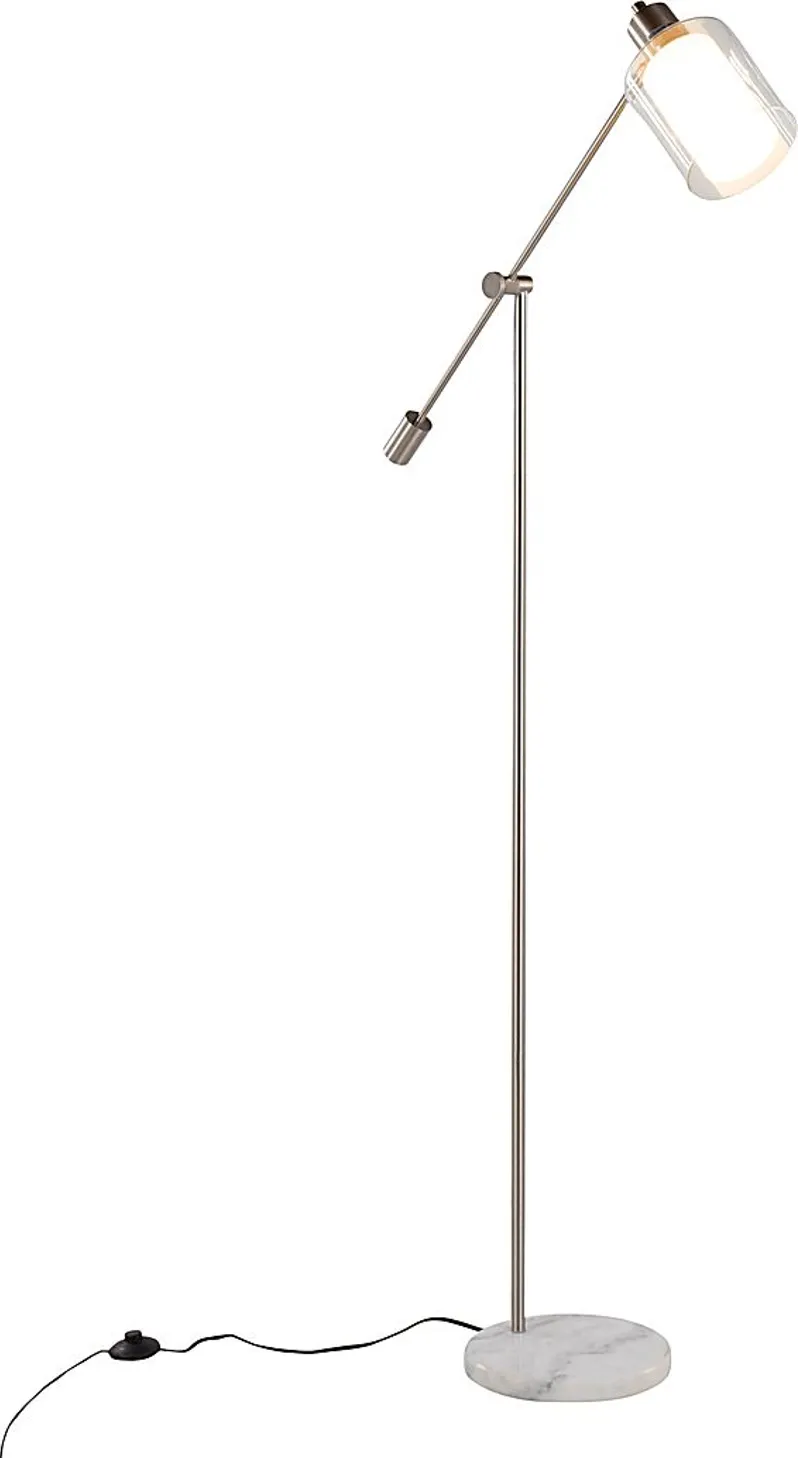 Knowlton Court Silver Floor Lamp