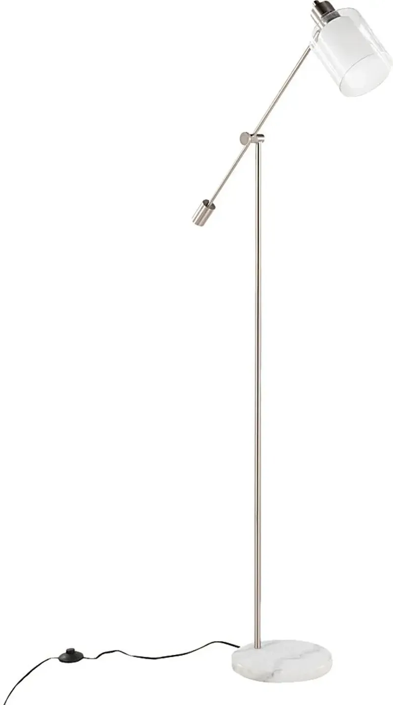 Knowlton Court Silver Floor Lamp