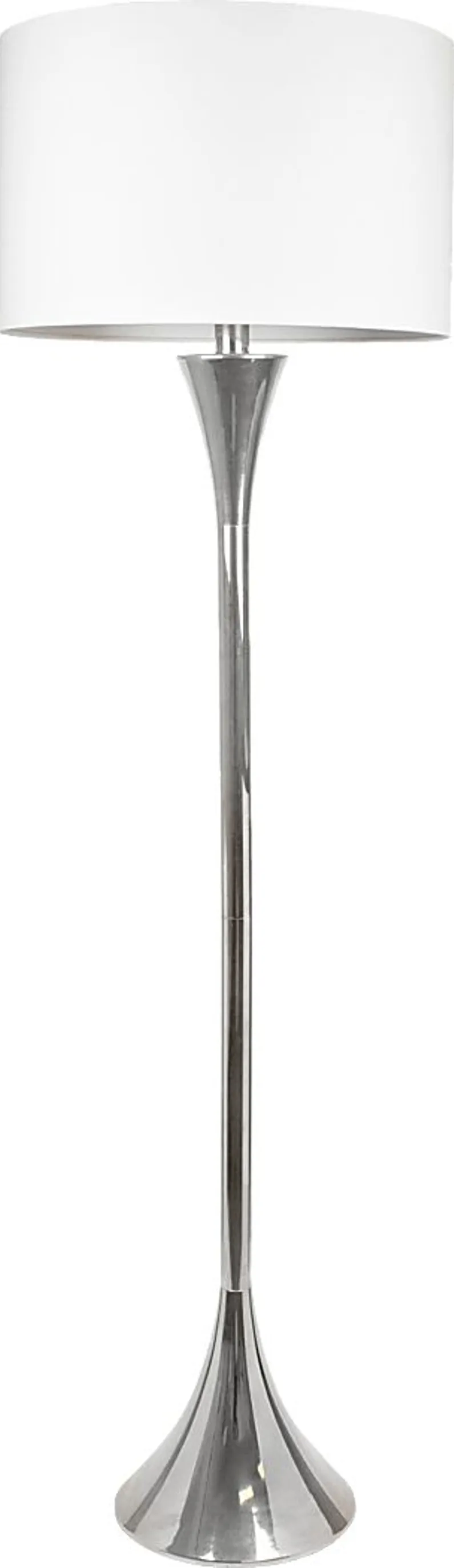 Daey Drive Silver Floor Lamp