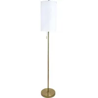 Patricia Boulevard Gold Floor Lamp