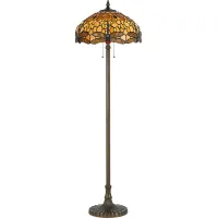 Peterborough Brass Floor Lamp
