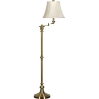 Yaxley Brass Floor Lamp