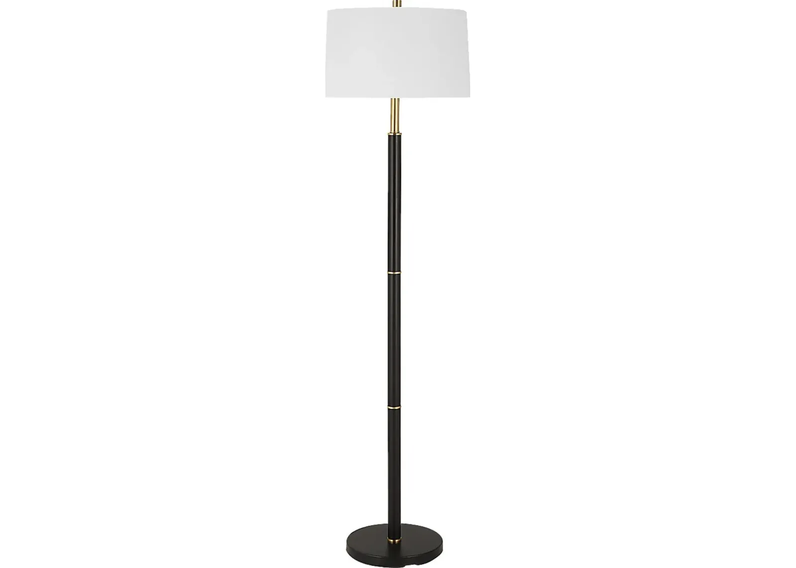 Zorro Circle Black Floor Lamp