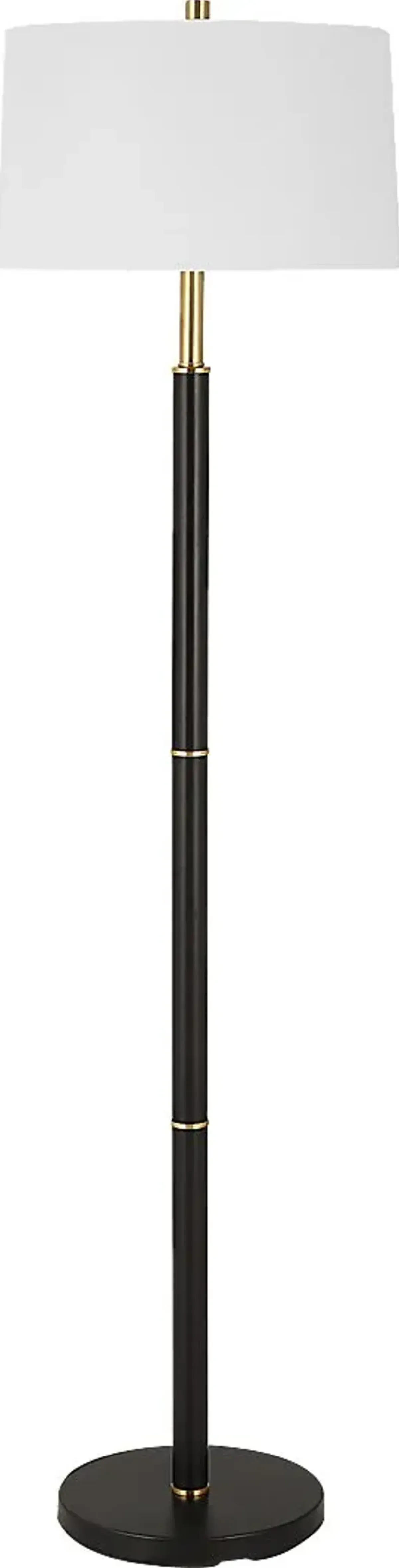 Zorro Circle Black Floor Lamp