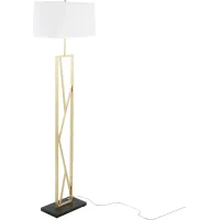 Haver Post Gold Floor Lamp
