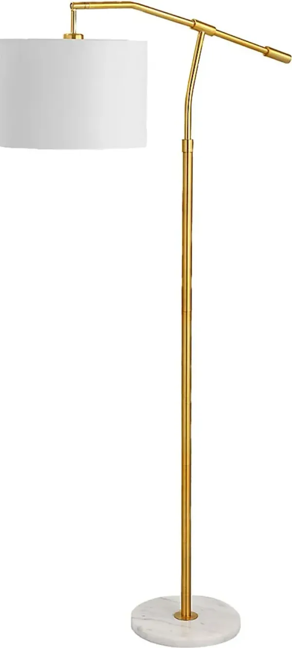 Alatka Drive Gold Floor Lamp