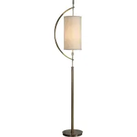 Grove Park Brass Floor Lamp