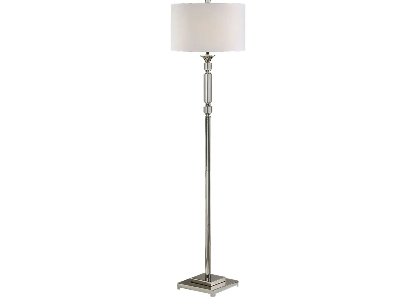 Palermo Place Silver Floor Lamp