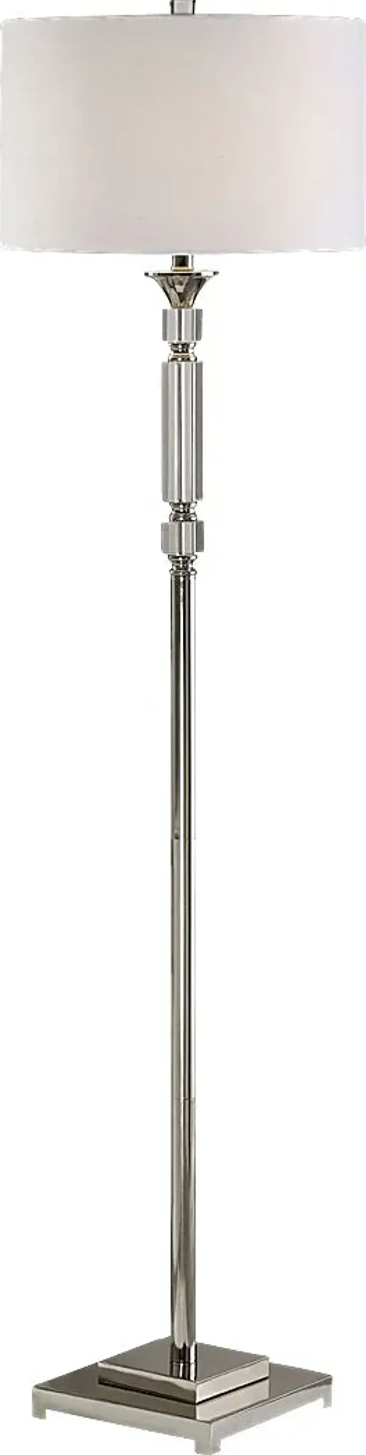 Palermo Place Silver Floor Lamp