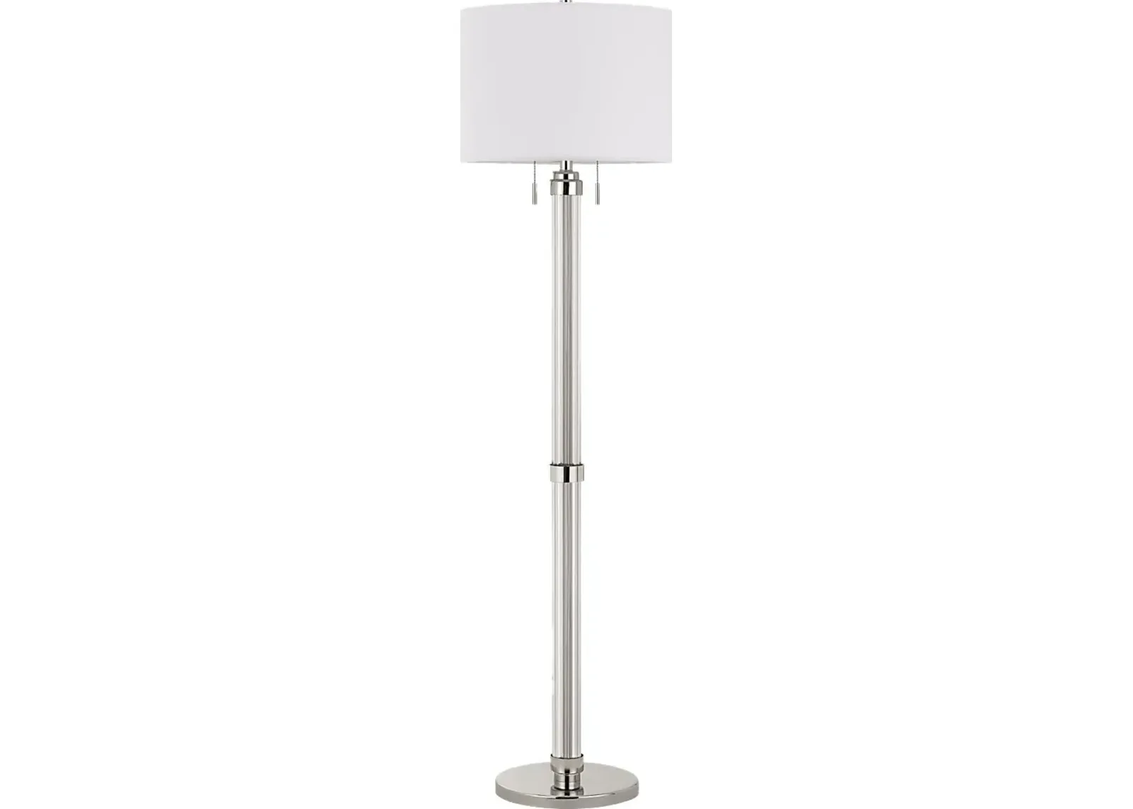 Nodyne Silver Floor Lamp