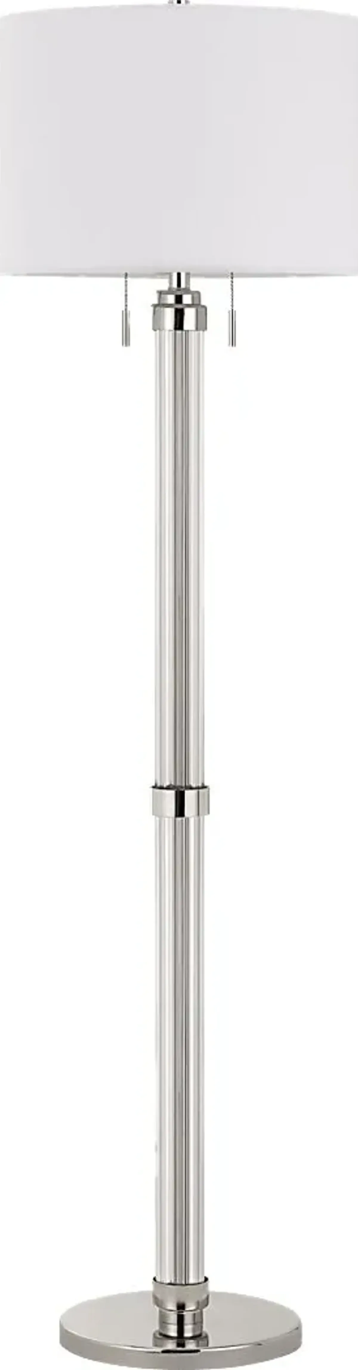 Nodyne Silver Floor Lamp