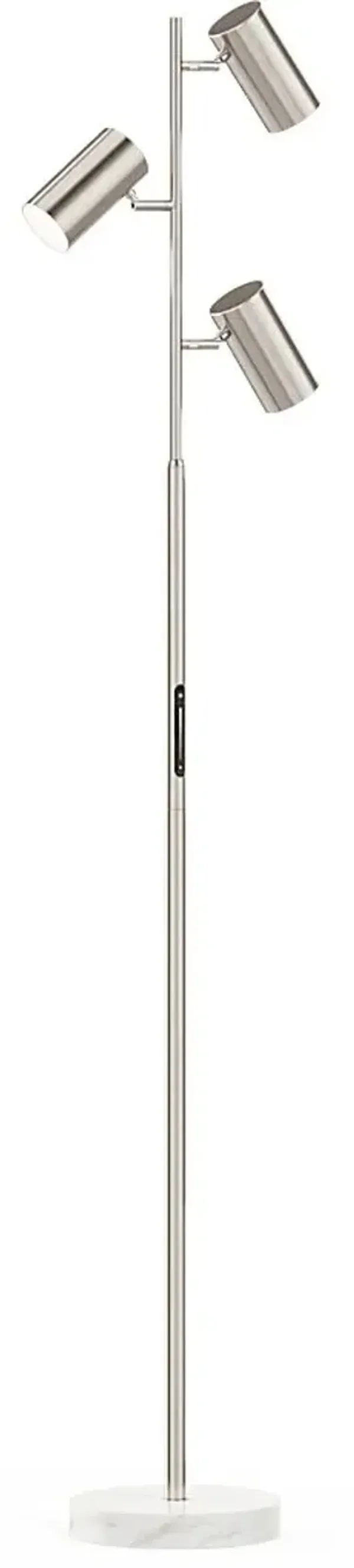 Yokimo Loop Silver Floor Lamp