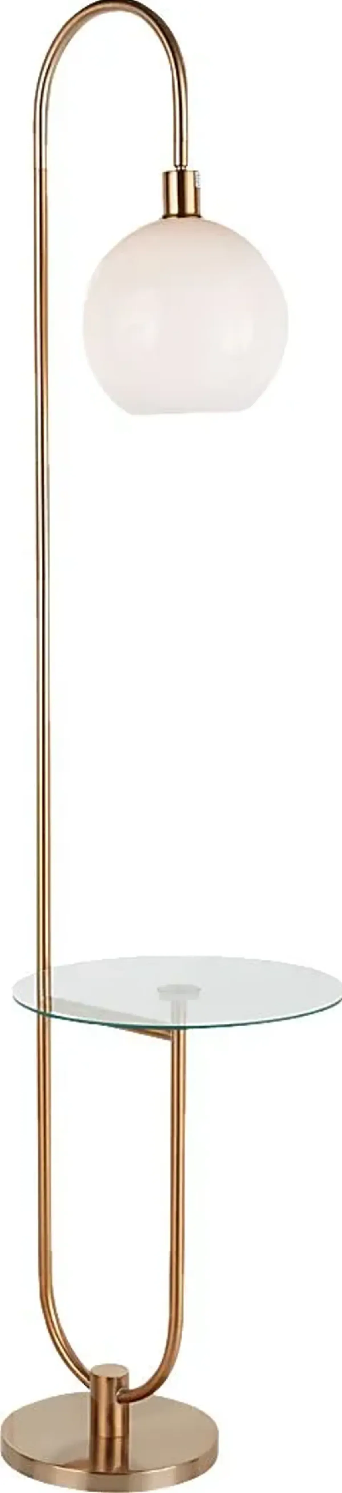 Iswald Gold Floor Lamp