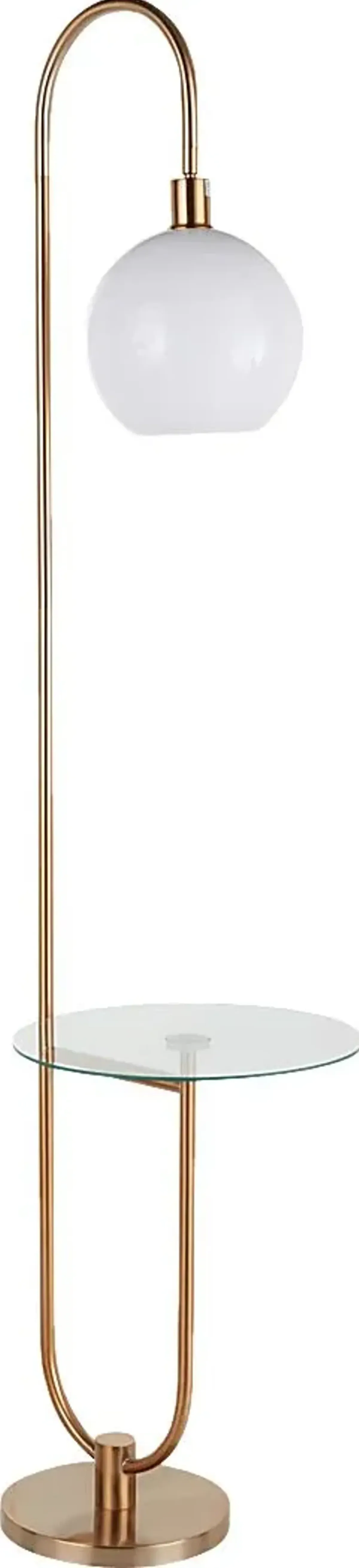 Iswald Gold Floor Lamp